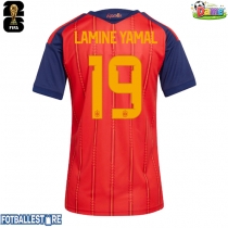 Spania Lamine Yamal #19 Hjemmedrakt Dame VM 2026 Kortermet